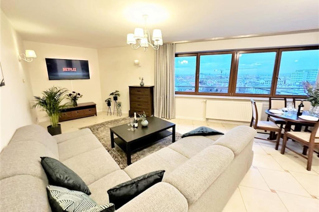 Exclusive Penthouse Near Citycenter 120M2 +Netflix Cracovia Esterno foto